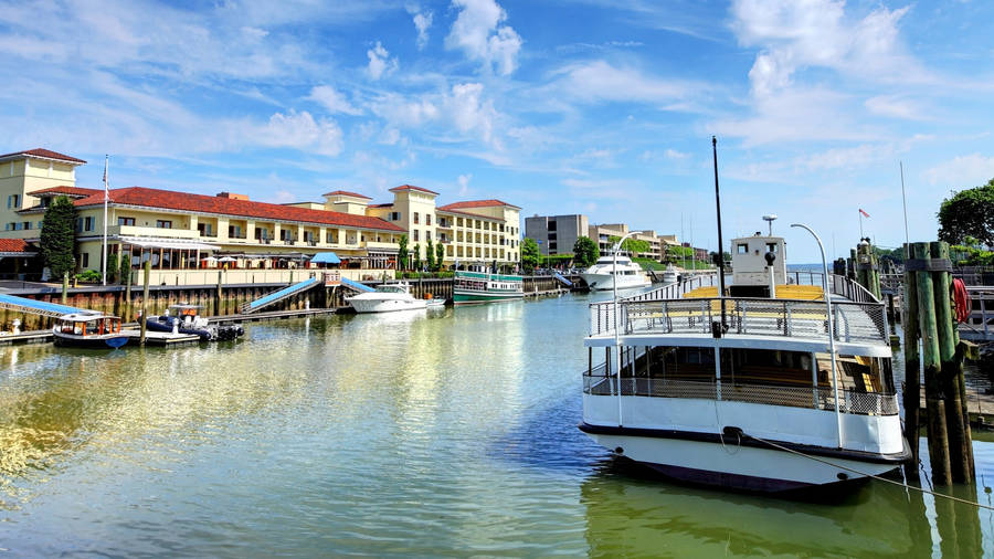 Docks Of Greenwich Ct Harbor Wallpaper