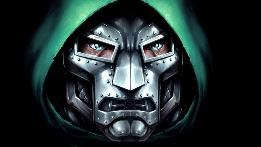 Doctor Doom Mask Close-up Wallpaper
