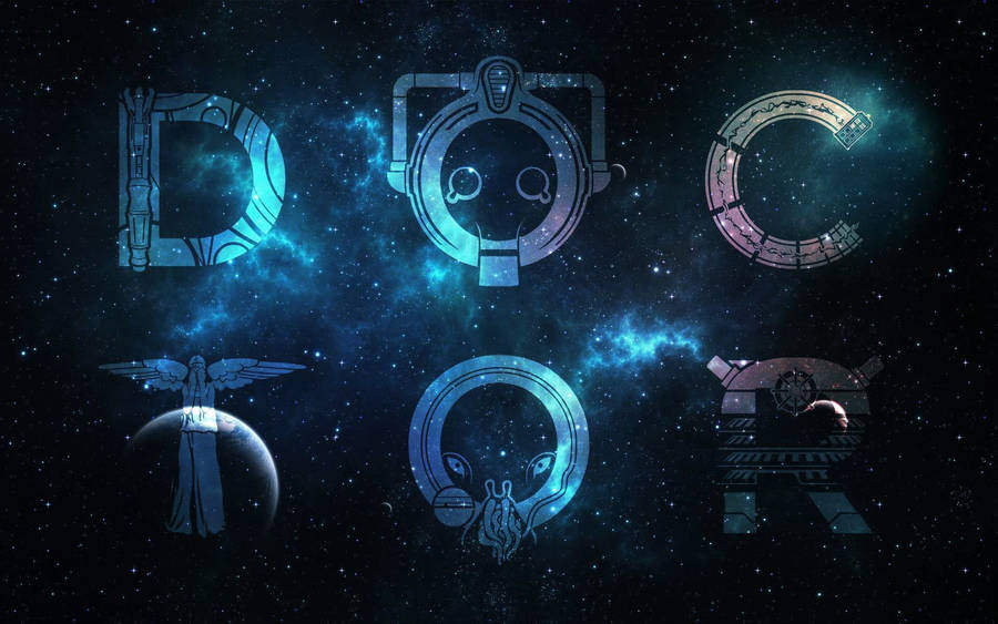 Doctor Who Title Galaxy Cover Wallpaper