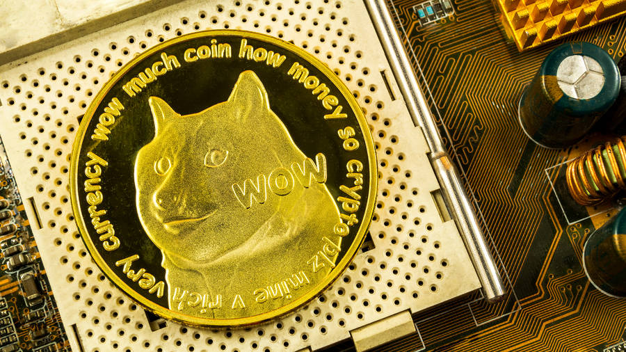 Dogecoin Computer Hardware Wallpaper