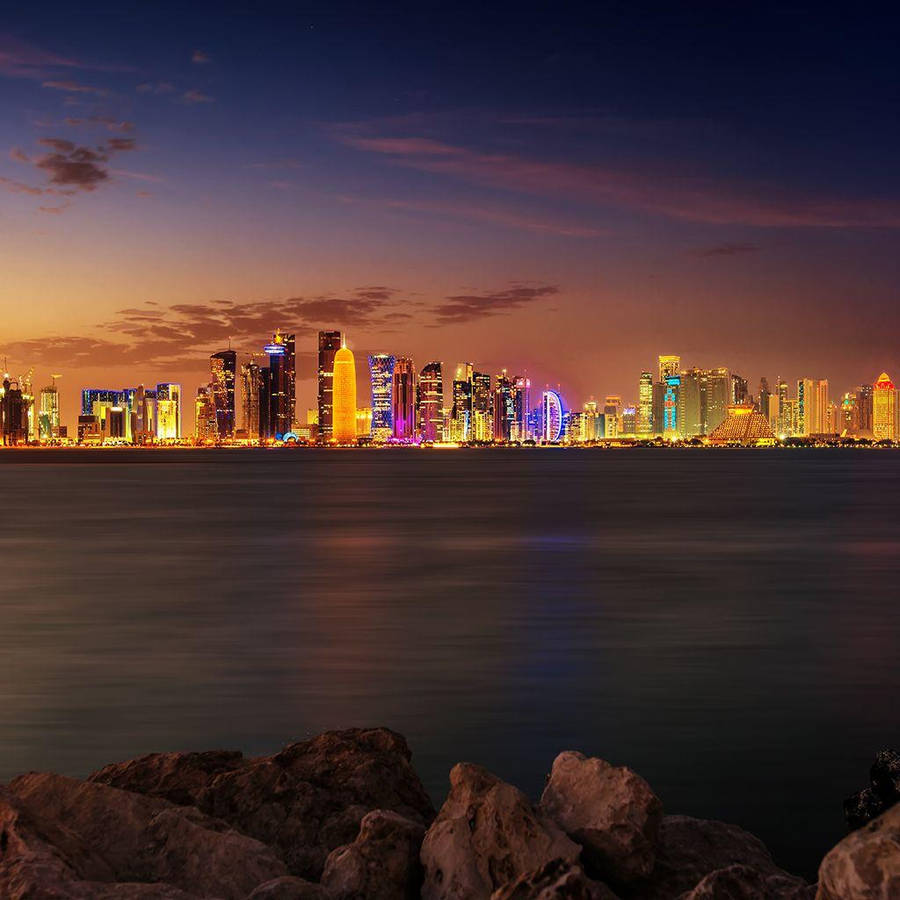 Doha Rocky View Wallpaper