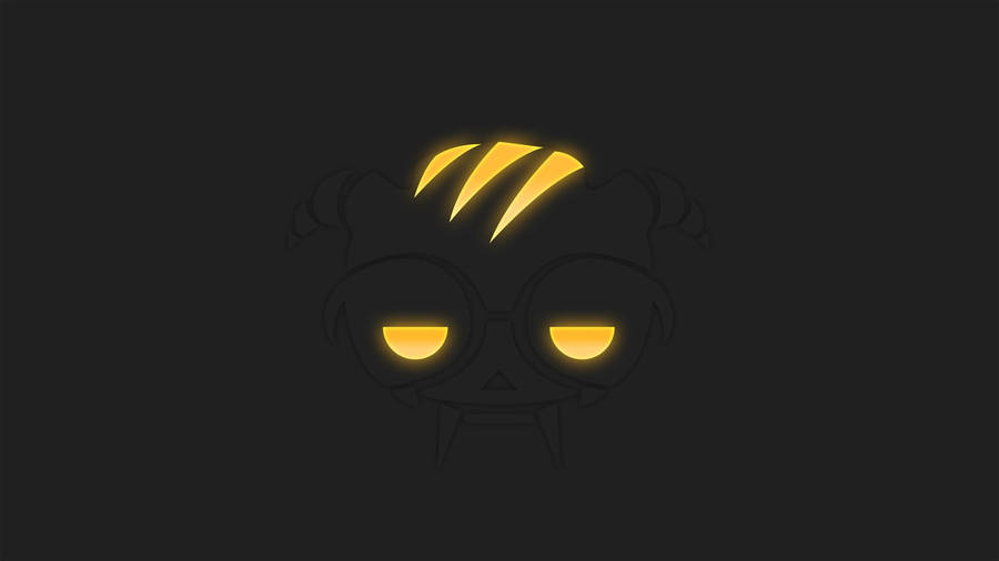 Dokkaebi Rainbow Six Siege Icon Glowing Orange Wallpaper