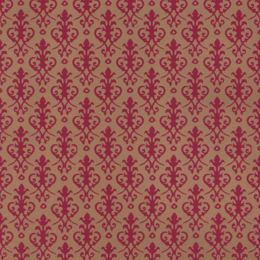 Dollhouse Red Vintage Wall Covering Wallpaper