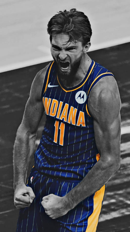 Domantas Sabonis Color Splash Photo Wallpaper