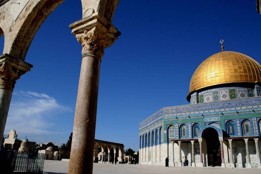 Dome Of The Rock Dynamic Shot Wallpaper