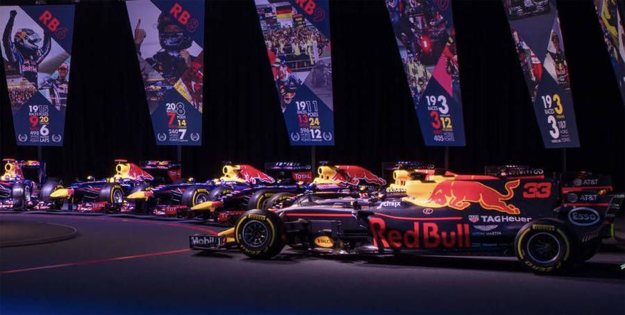 Dominance On Track - Celebrating Years Of Red Bull Racing Wallpaper