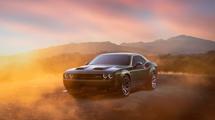 Dominate The Road With The Hellcat Wallpaper