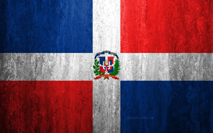 Dominican Republic Flag Wallpaper