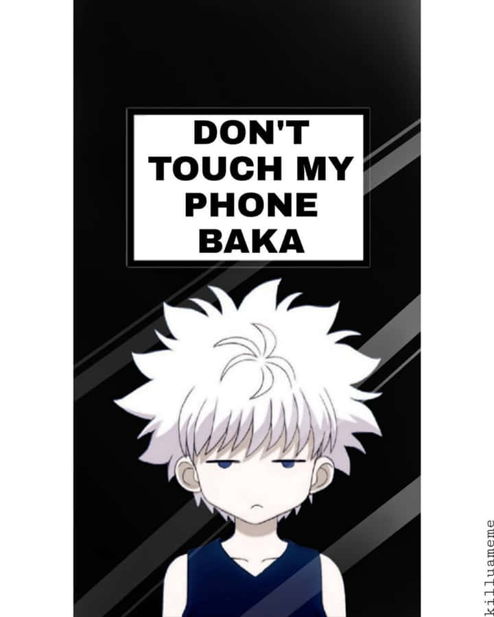 Don't Tempt Fate: Keep Your Hands Off My Phone! Wallpaper