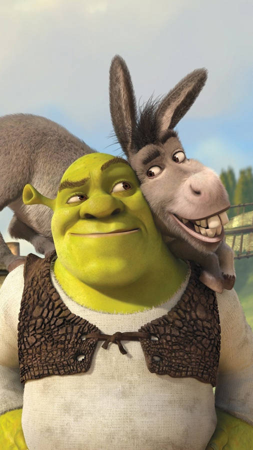 Donkey Resting Head Shrek 2 Wallpaper