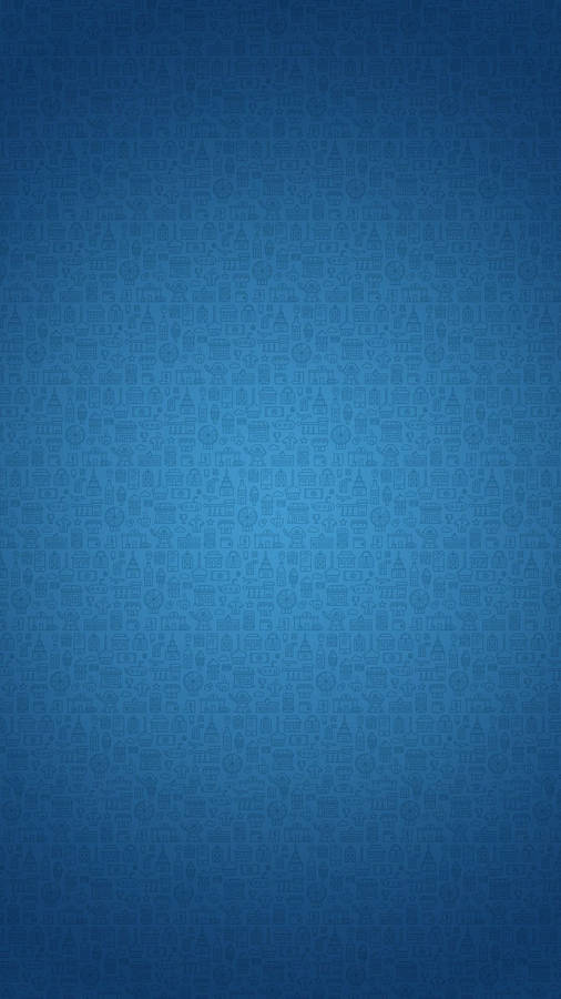 Doodle Art Blue Iphone Wallpaper