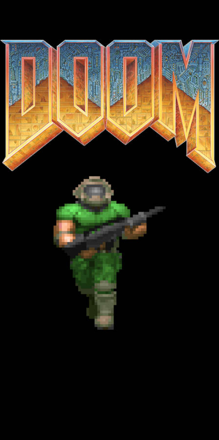 Doomguy Doom 2 Portrait Wallpaper