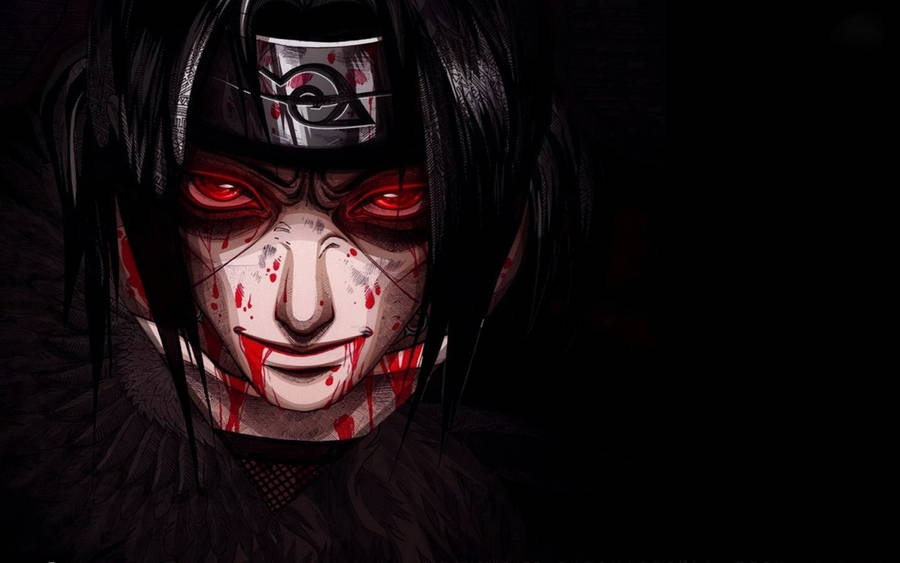 Dope Anime Bloody Itachi Wallpaper