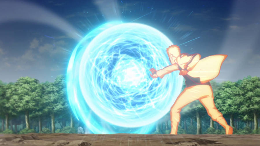 Dope Anime Giant Rasengan Wallpaper