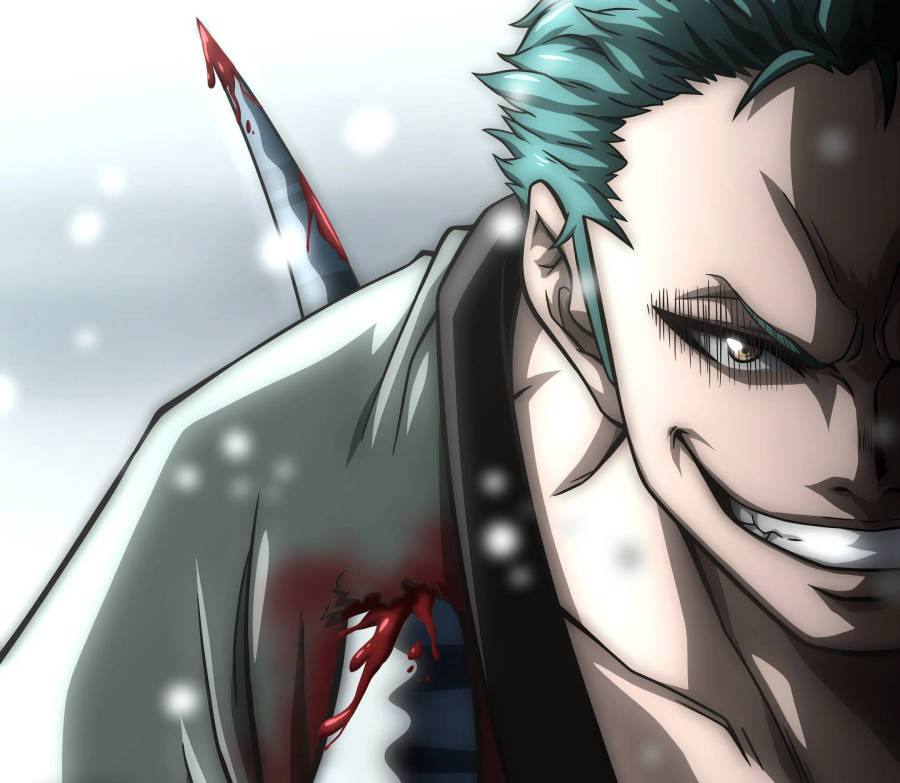 Dope Anime Swordsman Zoro Wallpaper