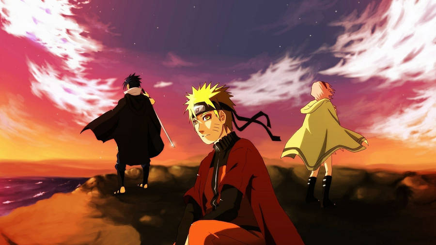 Dope Anime Team Seven Wallpaper