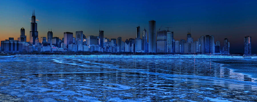 Dope Chicago Skyline Wallpaper