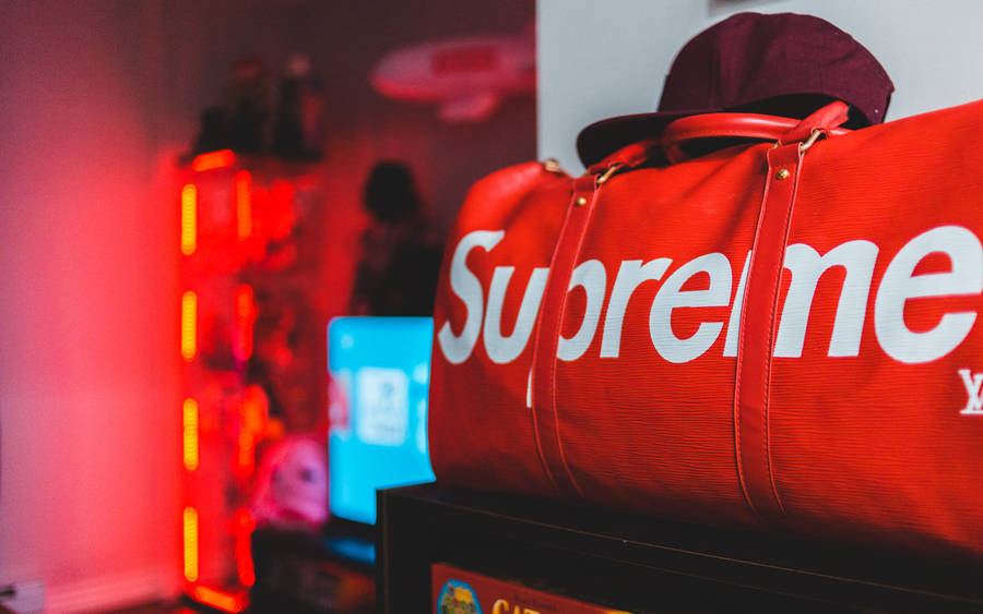 Dope Supreme Red Bag Wallpaper