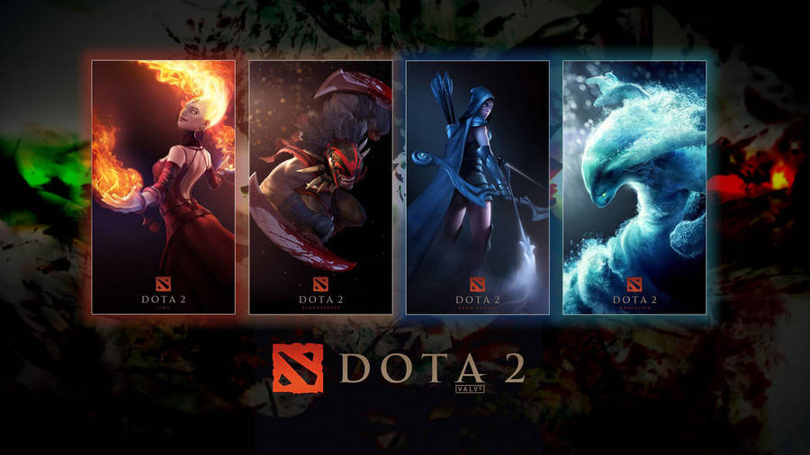 Dota 2 4k Character Selection Tab Wallpaper