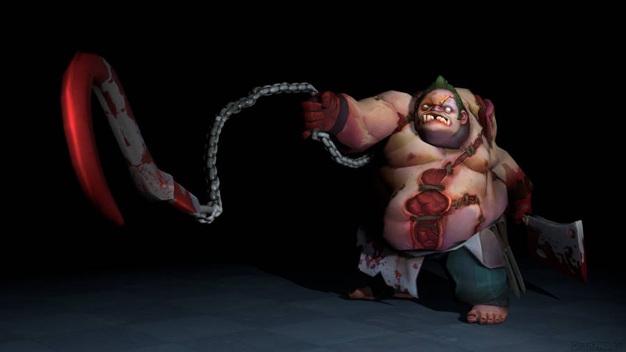 Dota 2 4k Pudge Butcher Wallpaper