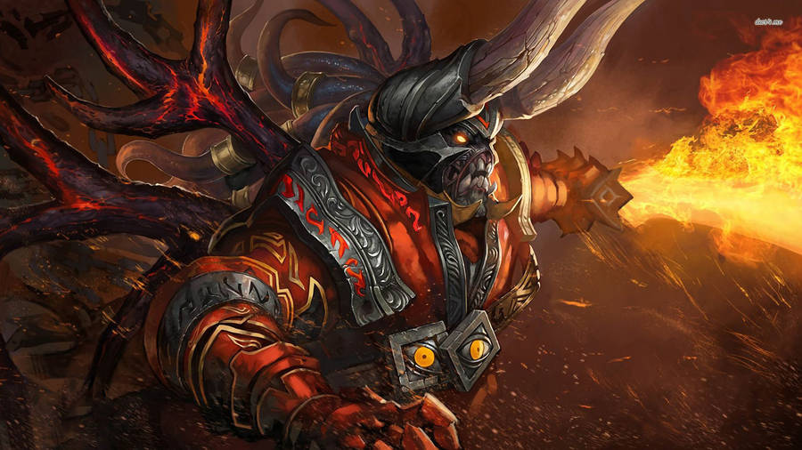 Dota 2 Lucifer Devil Doom Bringer Wallpaper