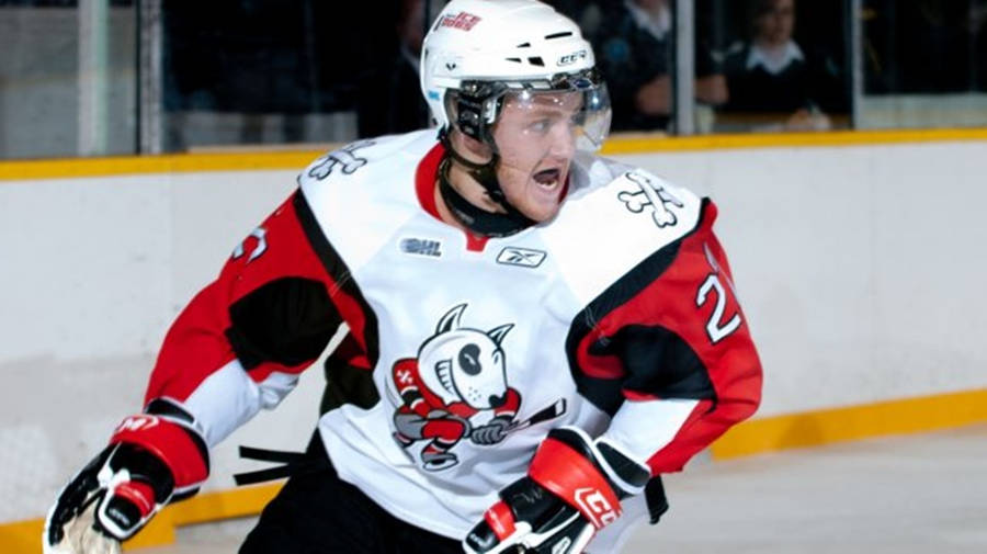 Dougie Hamilton Niagara Icedogs Vs. London Knights Wallpaper