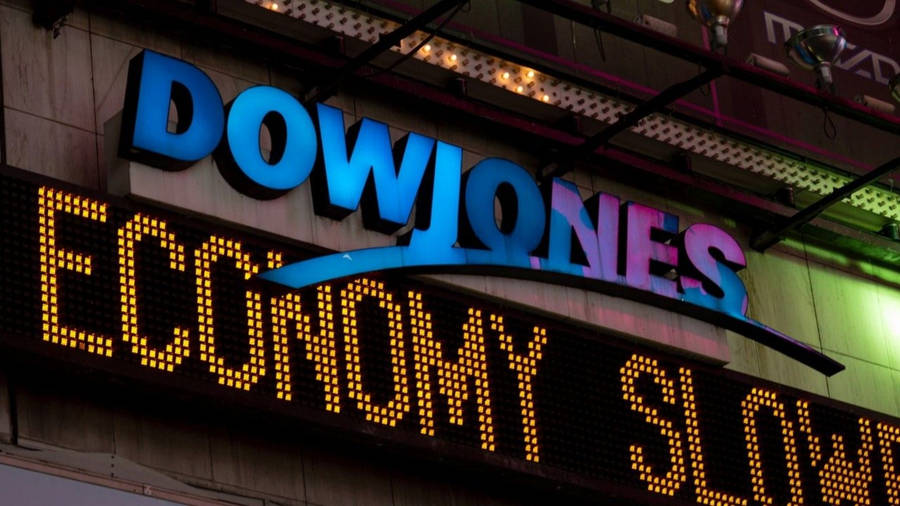 Dow Jones Led Screen Wallpaper