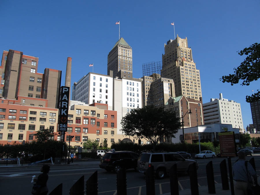 Downtown Newark In The Daytime Wallpaper