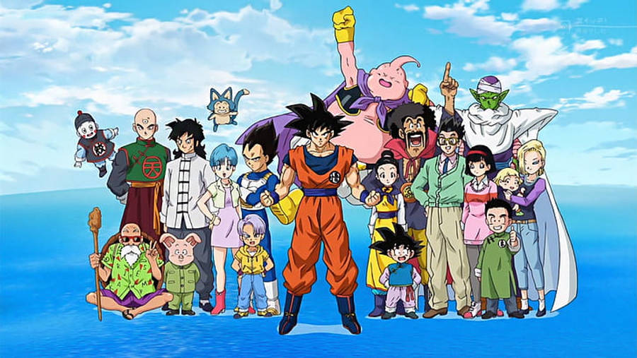 Dragon Ball Z Characters 4k Cartoon Wallpaper