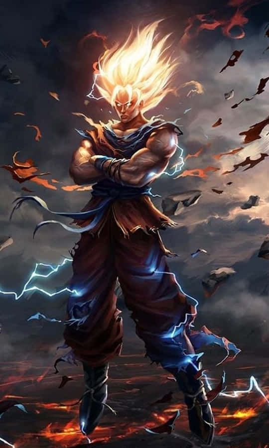 Dragon Ball Z Goku Digital Art Wallpaper