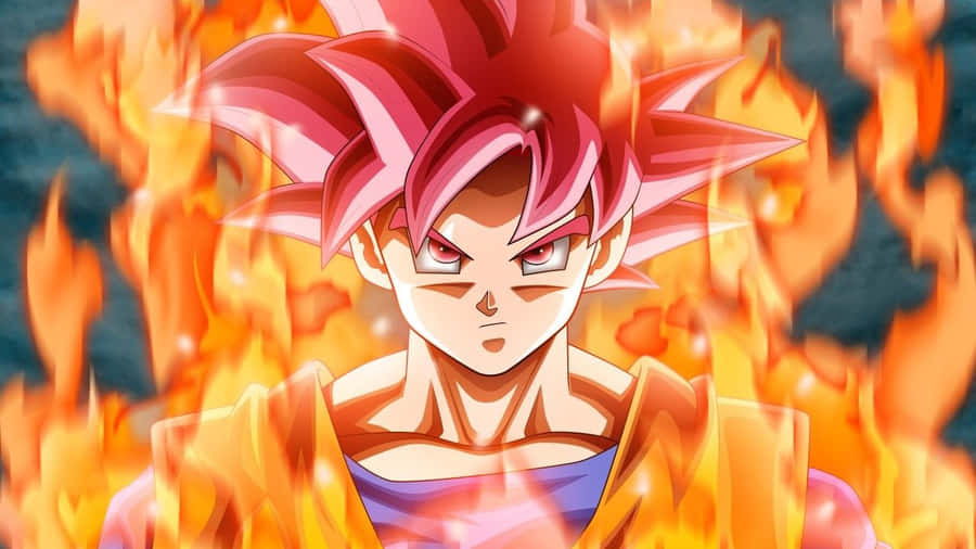 Dragon Ball Z Goku Super Saiyan God Wallpaper