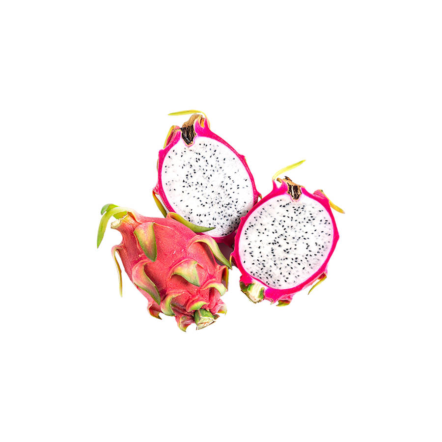 Dragonfruit Sliced In Half Food Photography Wallpaper