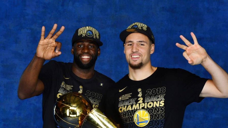 Draymond Green And Klay Thompson Wallpaper