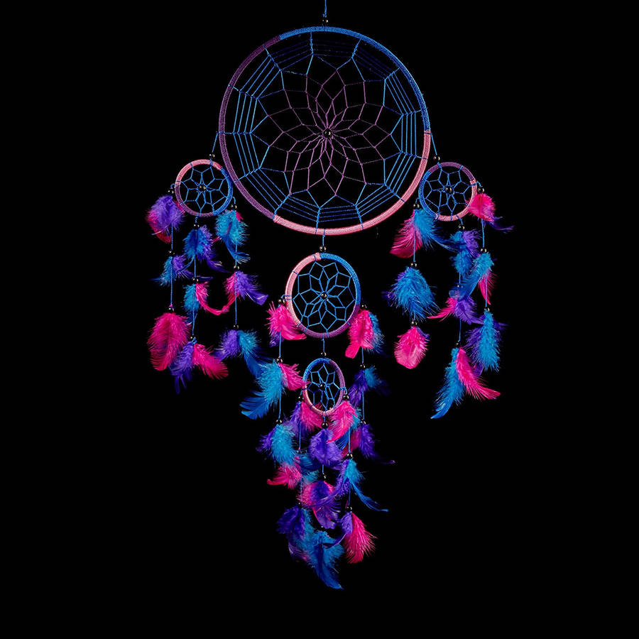 Dream Catcher Neon Color Wallpaper