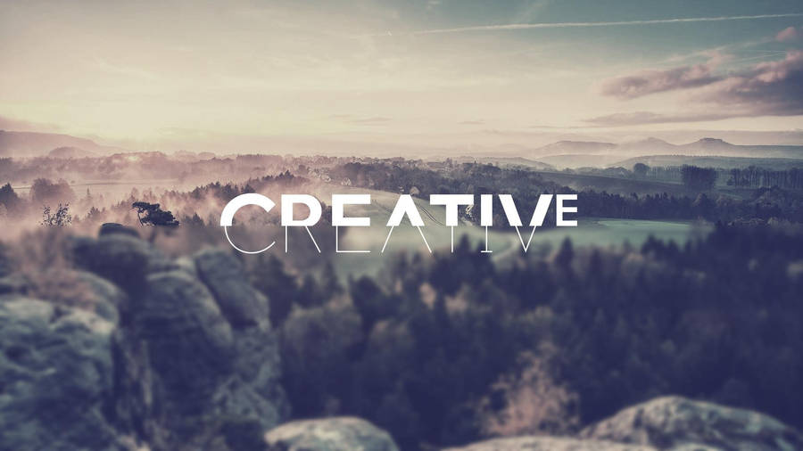 Dreamy Creative Typography Wallpaper