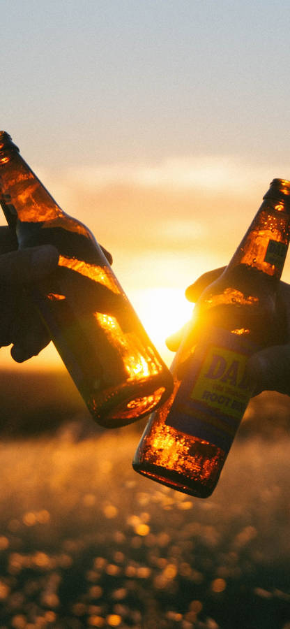 Drink In Golden Sunlight Wallpaper