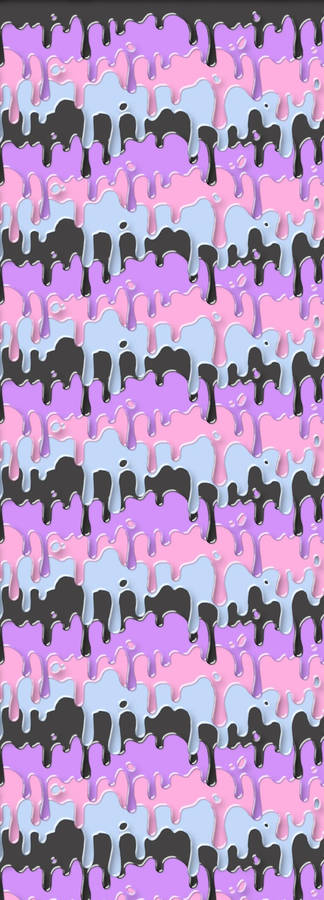 Dripping Paint Pastel Gore Wallpaper