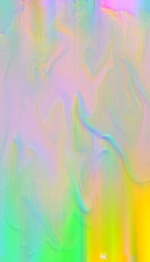 Drippy Pastel Paint Art Wallpaper