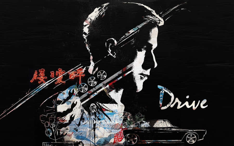 Drive Movie Artistic Poster Wallpaper