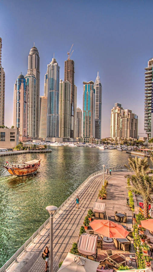 Dubai Riverside Wallpaper