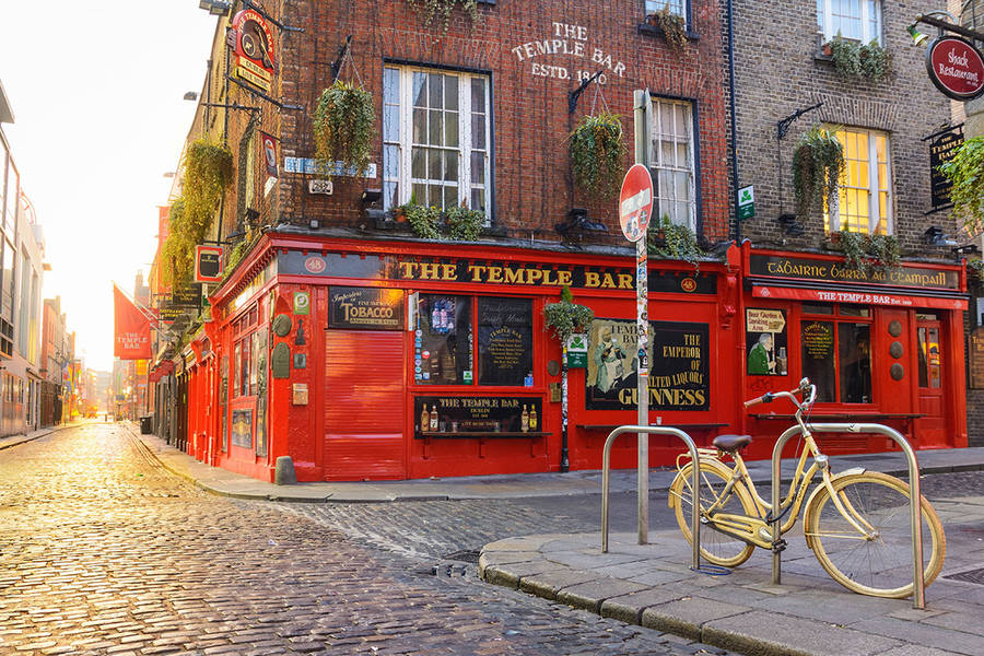 Dublin Famous Temple Bar Wallpaper