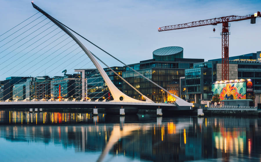 Dublin Harp Bridge Cool Wallpaper