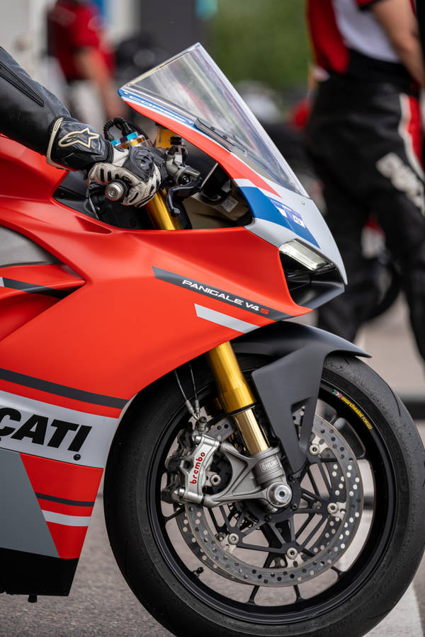 Ducati Panigale V4s Red Bike Wallpaper