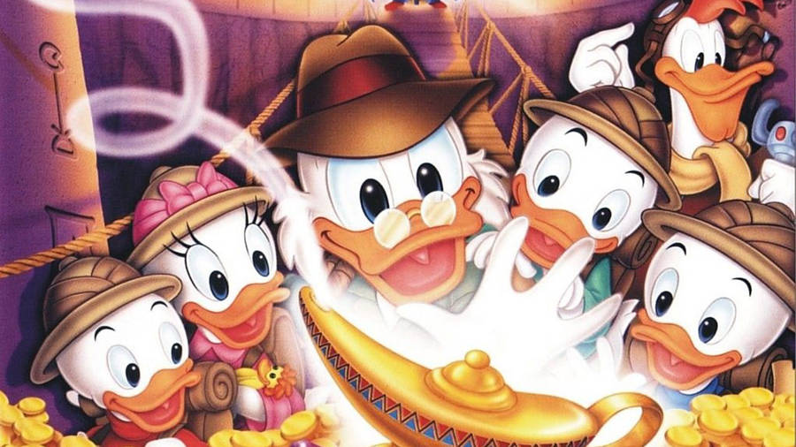 Ducktales Lamp Wallpaper