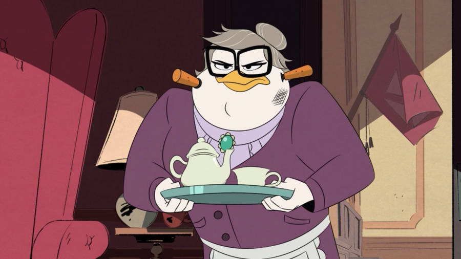 Ducktales Mrs. Beakley Wallpaper