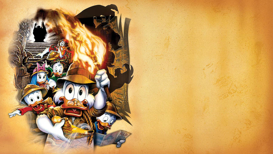 Ducktales On Big Screen Wallpaper