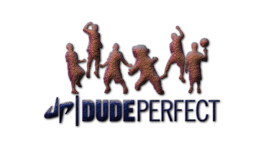 Dude Perfect Brown Figures Wallpaper