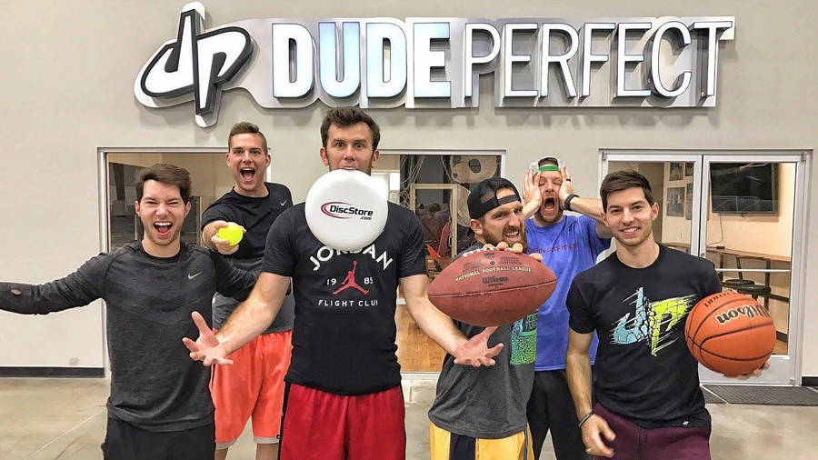 Dude Perfect Inside Gym Wallpaper