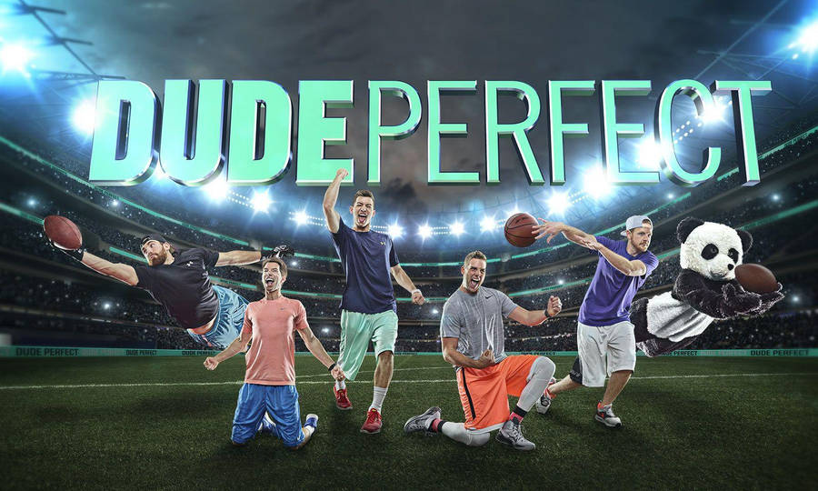 Dude Perfect Sports Playing Stadium Wallpaper