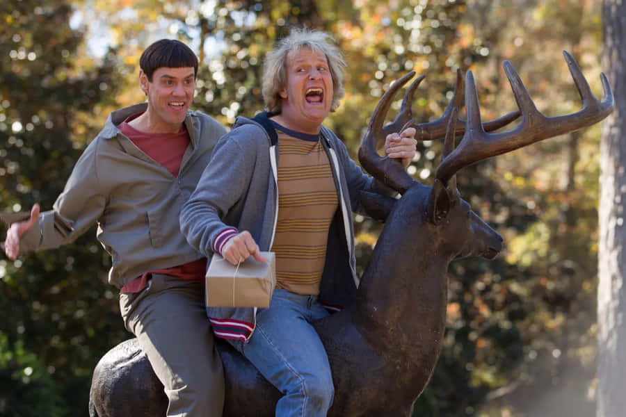 Dumb And Dumber Deer Scene Wallpaper